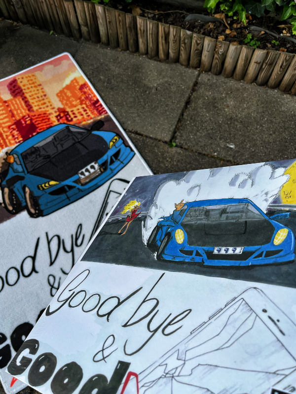 Goodbye & Good Riddance album rug – unique music fan gift idea