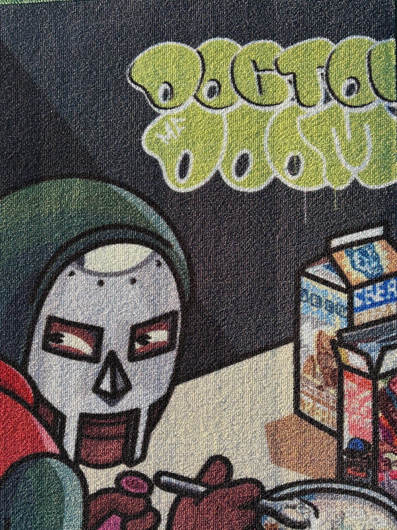 MF DOOM vloerkleed – MM..FOOD album rug
